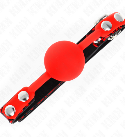 KINK - BOULE EN SILICONE 4 CM GAG MODÈLE 2 60 x 2 CM by KINK COLLAR & GAG