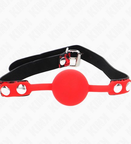KINK - BOULE EN SILICONE 4 CM GAG MODÈLE 2 60 x 2 CM by KINK COLLAR & GAG