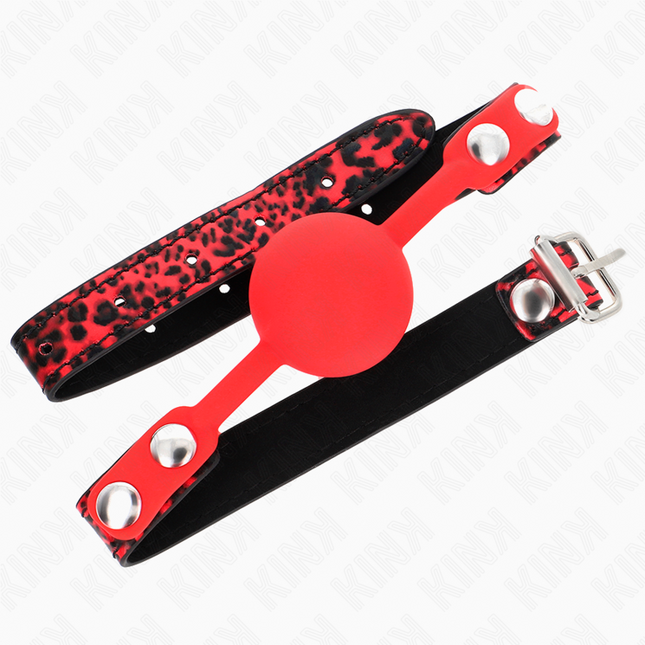 KINK - BOULE EN SILICONE 4 CM GAG MODÈLE 2 60 x 2 CM by KINK COLLAR & GAG