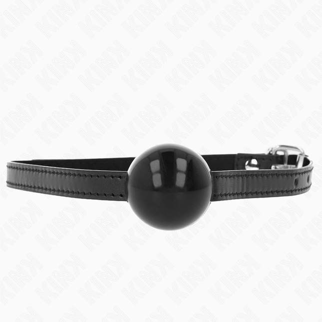 KINK - BALLE SOLIDE SIMPLE NOIRE 4 CM BAG 65 x 1,5 CM by KINK COLLAR & GAG