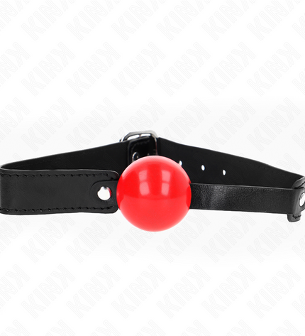 KINK - BALLE TPE SOUPLE 4 CM GAG MODÈLE 1 66 x 2,5 CM RÉGLABLE 41-61 CM by KINK COLLAR & GAG