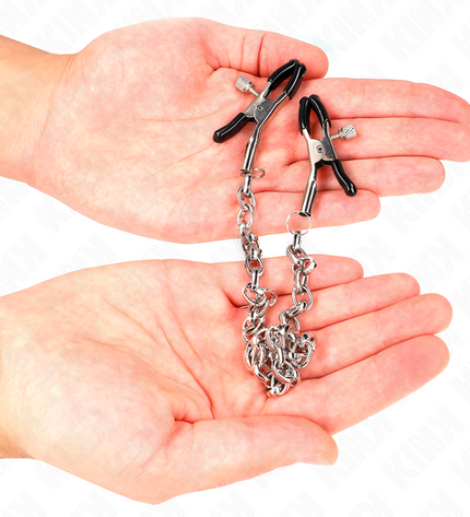 KINK - PINCES À TÉLÉPHONES CHAÎNE ÉPAISSE 30 CM by KINK NIPPLE GRIP