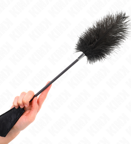 KINK - PLUMES D'AUTRUCHE POUR TICKLE AVEC PALETTE DENTELLE 56 CM by KINK IMPACT & TOUCH
