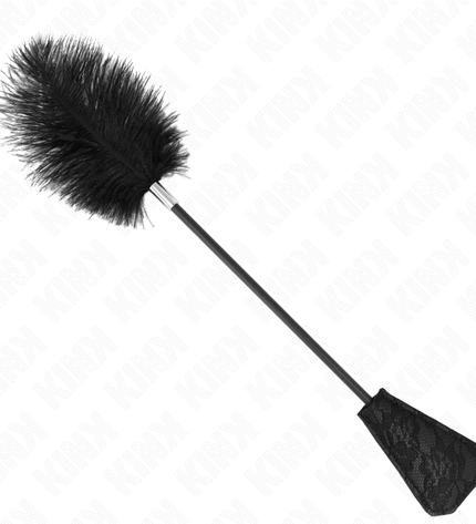 KINK - PLUMES D'AUTRUCHE POUR TICKLE AVEC PALETTE DENTELLE 56 CM by KINK IMPACT & TOUCH