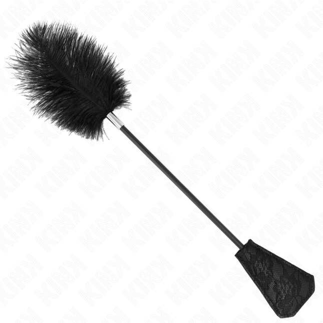 KINK - PLUMES D'AUTRUCHE POUR TICKLE AVEC PALETTE DENTELLE 56 CM by KINK IMPACT & TOUCH