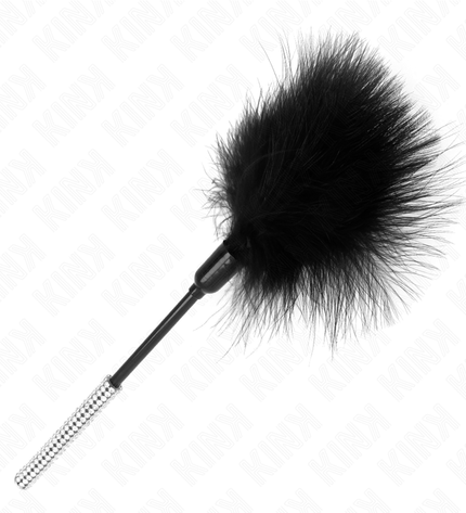KINK - PLUMES CHACOUILLES AVEC MANCHE STRASS 27 CM by KINK IMPACT & TOUCH