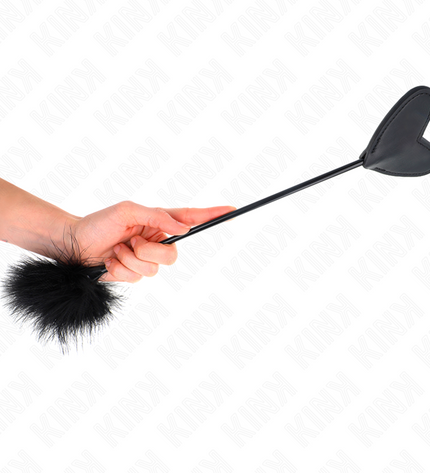 KINK - PLUMES TICKLE AVEC PAGAIE COEUR 31 CM by KINK IMPACT & TOUCH