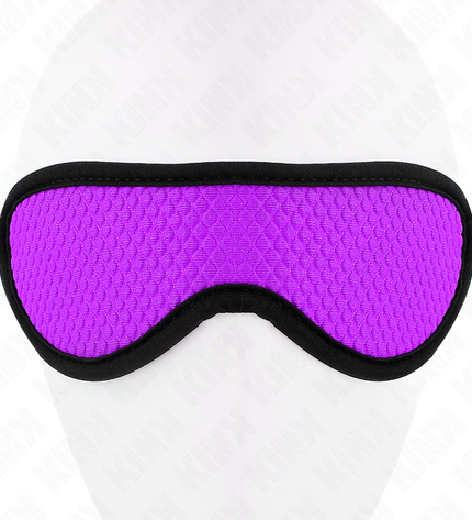 KINK - BANDAGE TEXTURÉ À ÉCAILLES AVEC BORD RECOUVERT VIOLET 20 x 7 CM by KINK MASKED ALLURE