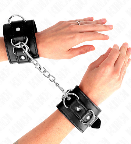 KINK - 3 APPAREILS-POIGNETS AJUSTABLES NOIR 17,5-25 CM X 6 CM by KINK WRIST RESTRAINT