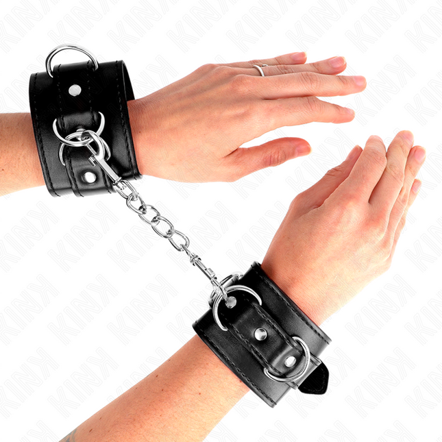 KINK - 3 APPAREILS-POIGNETS AJUSTABLES NOIR 17,5-25 CM X 6 CM by KINK WRIST RESTRAINT