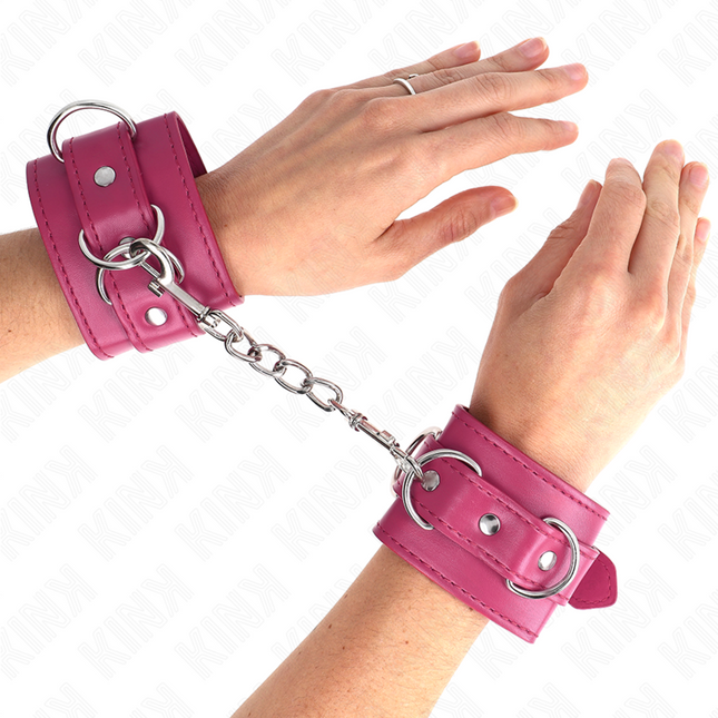 KINK - 3 APPAREILS-POIGNETS AJUSTABLES ROSE 17,5-25 CM X 6 CM by KINK WRIST RESTRAINT
