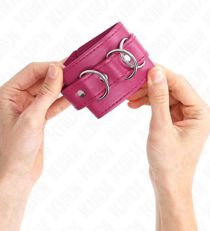 KINK - 3 APPAREILS-POIGNETS AJUSTABLES ROSE 17,5-25 CM X 6 CM by KINK WRIST RESTRAINT