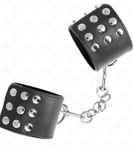 KINK - APPUI-POIGNETS AVEC BOUTON-PRESSION NOIR RÉGLABLE 19-24 CM X 5,5 CM by KINK WRIST RESTRAINT