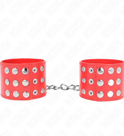 KINK - APPUI-POIGNETS AVEC BOUTON-PRESSION ROUGE RÉGLABLE 19-24 CM X 5,5 CM by KINK WRIST RESTRAINT