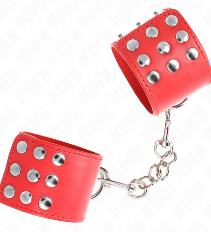 KINK - APPUI-POIGNETS AVEC BOUTON-PRESSION ROUGE RÉGLABLE 19-24 CM X 5,5 CM by KINK WRIST RESTRAINT