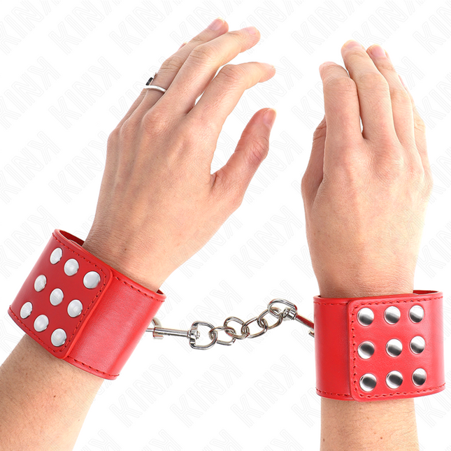 KINK - APPUI-POIGNETS AVEC BOUTON-PRESSION ROUGE RÉGLABLE 19-24 CM X 5,5 CM by KINK WRIST RESTRAINT