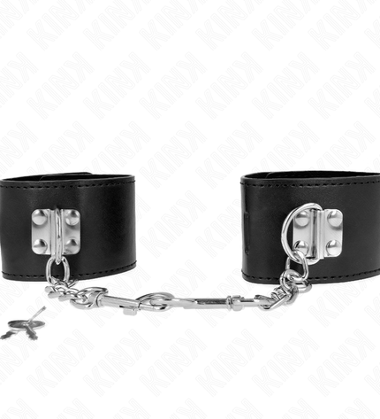 KINK - APPUI-POIGNETS AVEC FERMETURE PAR CADENAS NOIR AJUSTABLE 16-23 CM X 5,5 CM by KINK WRIST RESTRAINT