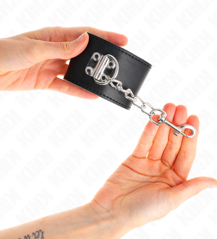 KINK - APPUI-POIGNETS AVEC FERMETURE PAR CADENAS NOIR AJUSTABLE 16-23 CM X 5,5 CM by KINK WRIST RESTRAINT