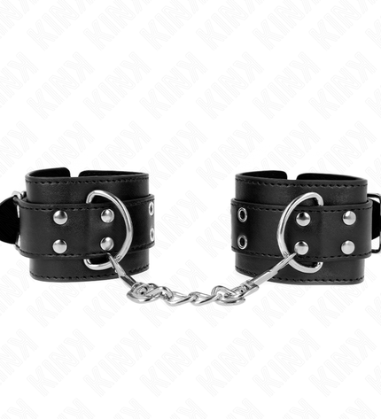 KINK - APPUI-POIGNETS DOUBLE BOUCLE NOIR AJUSTABLE 19-26 CM by KINK WRIST RESTRAINT