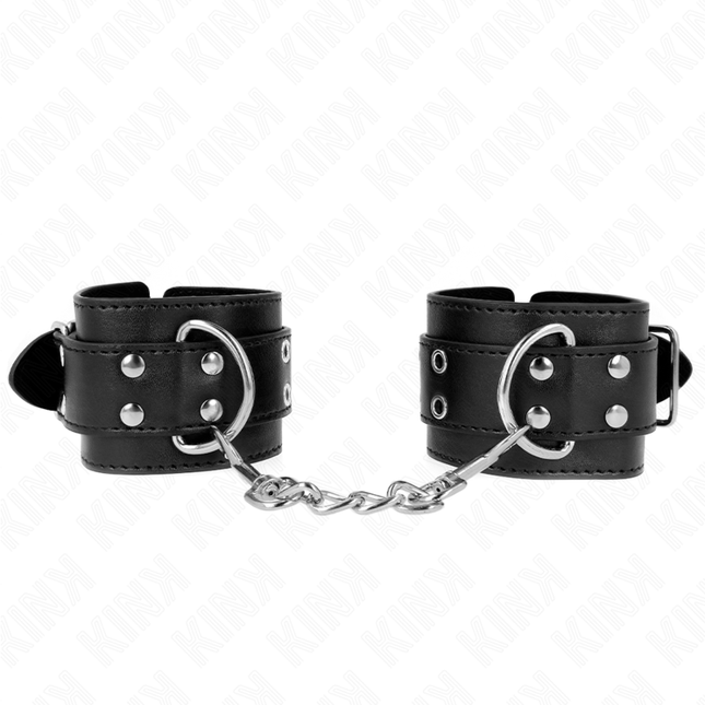 KINK - APPUI-POIGNETS DOUBLE BOUCLE NOIR AJUSTABLE 19-26 CM by KINK WRIST RESTRAINT