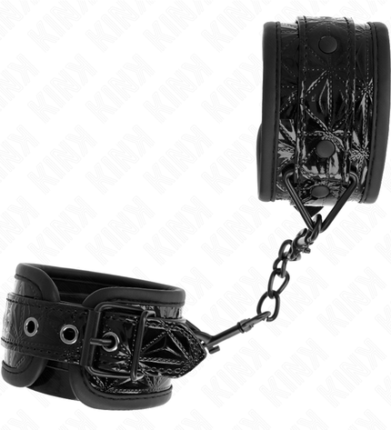 KINK - APPUI-POIGNETS MOTIF DIAMANT NOIR AJUSTABLE 17-26 CM X 5,5 CM by KINK WRIST RESTRAINT