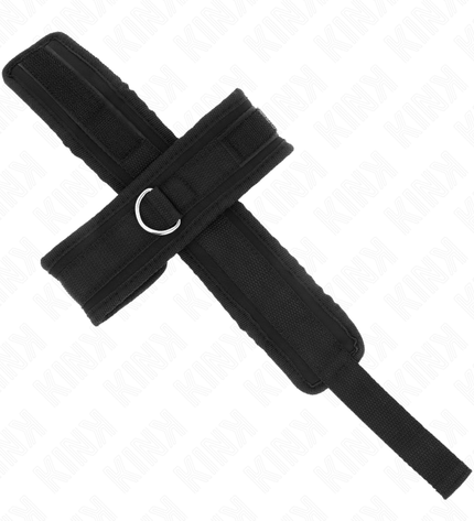 KINK - POIGNETS CROISÉS NOIR 34 X 5,5 CM by KINK WRIST RESTRAINT