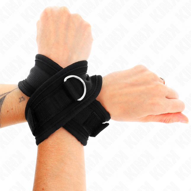 KINK - POIGNETS CROISÉS NOIR 34 X 5,5 CM by KINK WRIST RESTRAINT