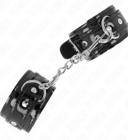 KINK - POIGNETS EN NÉOPRÈNE BRILLANT AJUSTABLES 17-24 CM X 4,5 CM by KINK WRIST RESTRAINT
