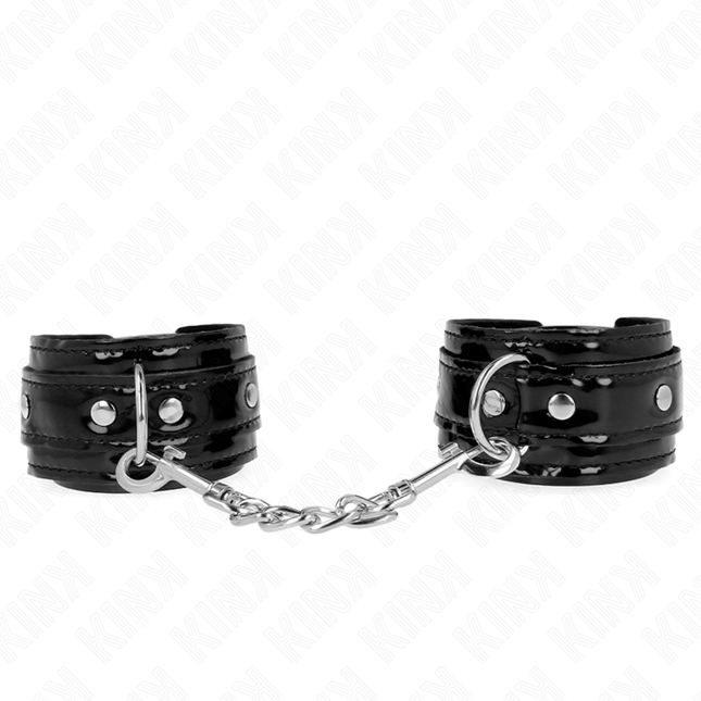 KINK - POIGNETS EN NÉOPRÈNE BRILLANT AJUSTABLES 17-24 CM X 4,5 CM by KINK WRIST RESTRAINT