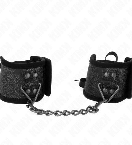 KINK - RETENUES-POIGNETS SCANDAL DÉTAILS DENTELLE NOIRE 24,5 CM X 6,5 CM by KINK WRIST RESTRAINT