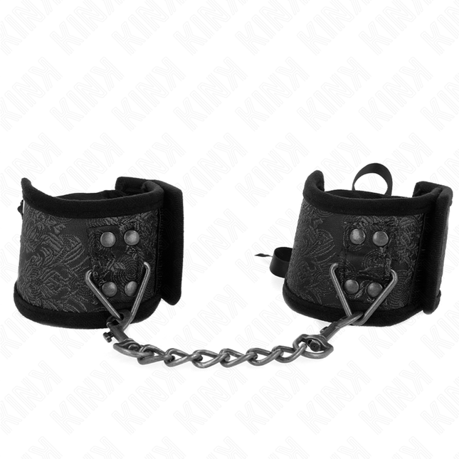 KINK - RETENUES-POIGNETS SCANDAL DÉTAILS DENTELLE NOIRE 24,5 CM X 6,5 CM by KINK WRIST RESTRAINT