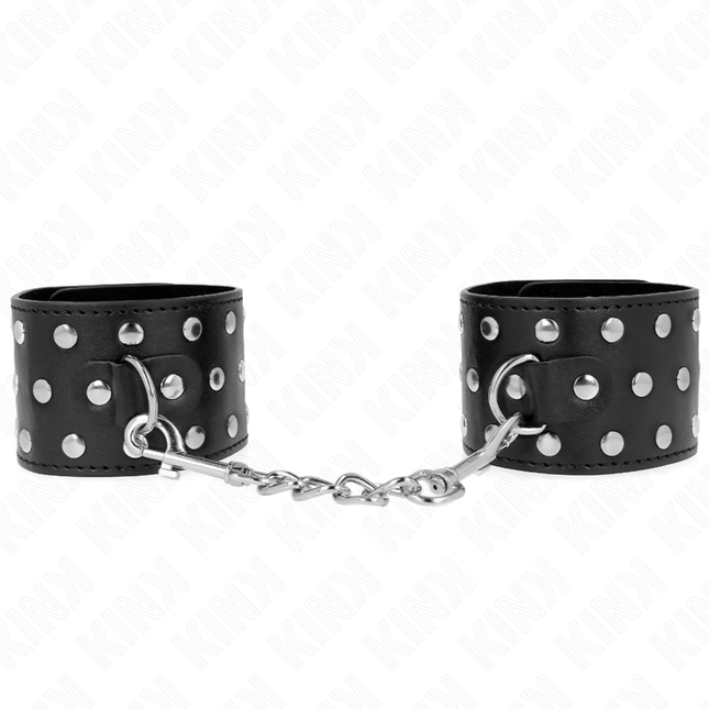 KINK - RETENUES-POIGNETS PUNK RÉGLABLES 19-24 CM X 5,5 CM by KINK WRIST RESTRAINT