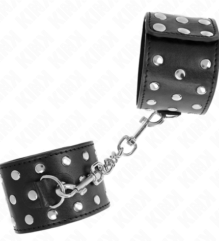 KINK - RETENUES-POIGNETS PUNK RÉGLABLES 19-24 CM X 5,5 CM by KINK WRIST RESTRAINT