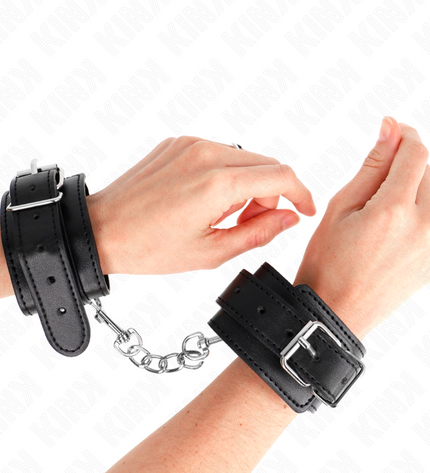 KINK - APPUI-POIGNETS FINS NOIR RÉGLABLE 21-33 CM by KINK WRIST RESTRAINT