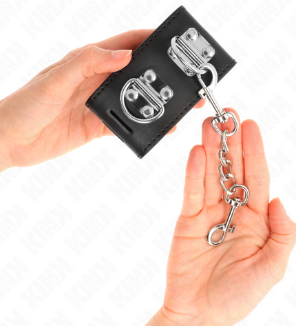 KINK - APPUI-POIGNETS MULTIPOSITIONS AVEC FERMETURE PAR CADENAS NOIR AJUSTABLE 16-23 CM X 5,5 CM by KINK WRIST RESTRAINT