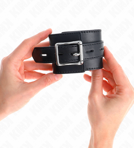 KINK - APPUI-POIGNETS NOIR AVEC CEINTURE NOIRE RÉGLABLE 17-28 CM X 6 CM by KINK WRIST RESTRAINT