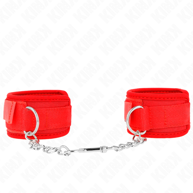 KINK - ATTENTES-POIGNETS EN NÉOPRÈNE ROUGE 42 X 5 CM by KINK WRIST RESTRAINT