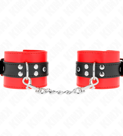 KINK - APPUI-POIGNETS ROUGE AVEC CEINTURE NOIRE RÉGLABLE 17-28 CM X 6 CM by KINK WRIST RESTRAINT