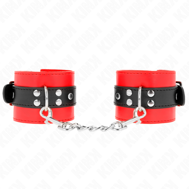 KINK - APPUI-POIGNETS ROUGE AVEC CEINTURE NOIRE RÉGLABLE 17-28 CM X 6 CM by KINK WRIST RESTRAINT