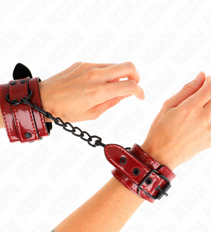KINK - POIGNETS ROUGE FONCÉ 23 X 5 CM by KINK WRIST RESTRAINT