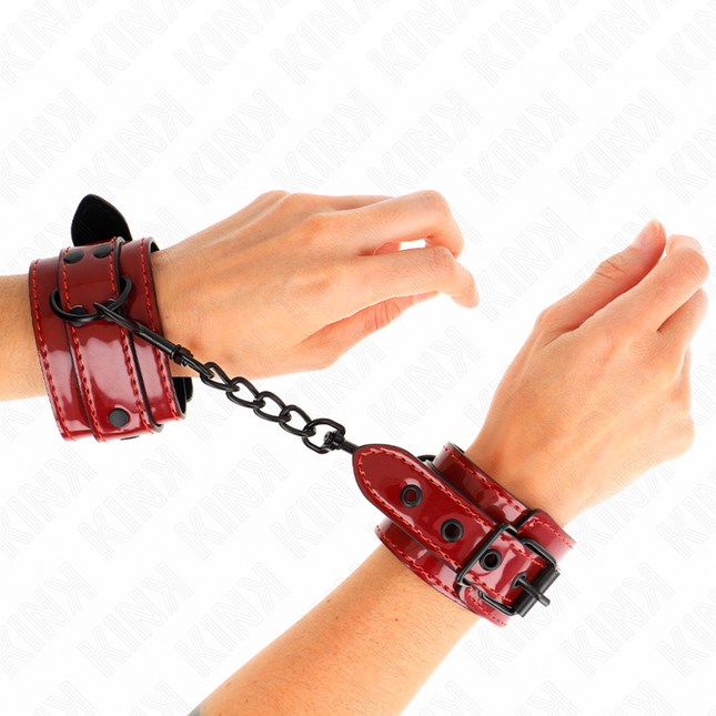 KINK - POIGNETS ROUGE FONCÉ 23 X 5 CM by KINK WRIST RESTRAINT
