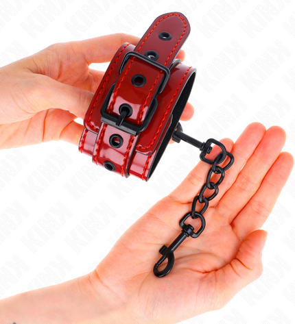 KINK - POIGNETS ROUGE FONCÉ 23 X 5 CM by KINK WRIST RESTRAINT