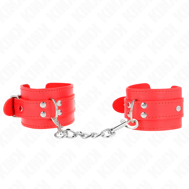 KINK - APPAREILS-POIGNETS SIMPLES ROUGE AJUSTABLES 20-23 CM X 5,5 CM by KINK WRIST RESTRAINT