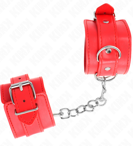 KINK - APPAREILS-POIGNETS SIMPLES ROUGE AJUSTABLES 20-23 CM X 5,5 CM by KINK WRIST RESTRAINT