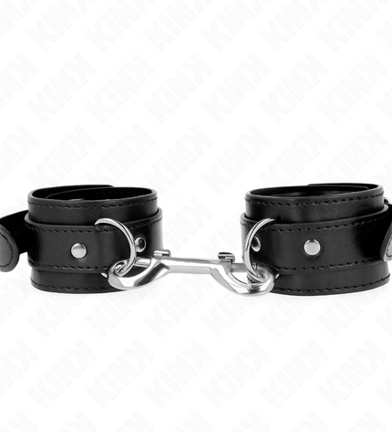 KINK - APPAREILS-POIGNETS - RANGÉE DE RIVETS SIMPLE NOIR AJUSTABLE 17-28 CM X 5 CM by KINK WRIST RESTRAINT