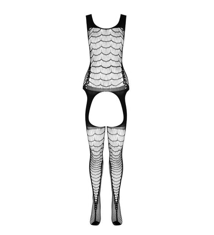 PASSION - BS 104 BODYSTOCKING BLANC TAILLE UNIQUE by PASSION WOMAN BODYSTOCKINGS