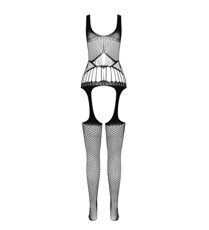 PASSION - BS 106 BODYSTOCKING BLANC TAILLE UNIQUE by PASSION WOMAN BODYSTOCKINGS