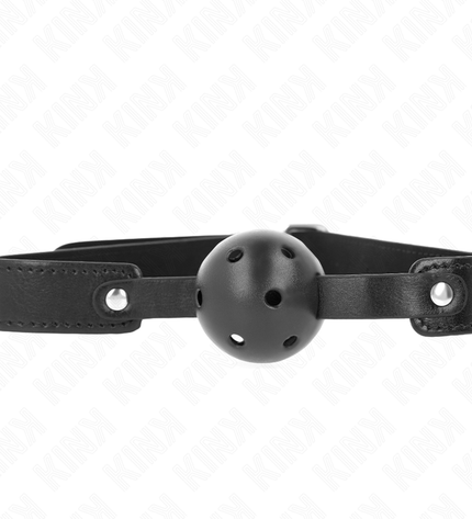 KINK - BALLE RESPIRANT NOIRE 4,5 CM BAG 65 x 2,5 CM by KINK COLLAR & GAG