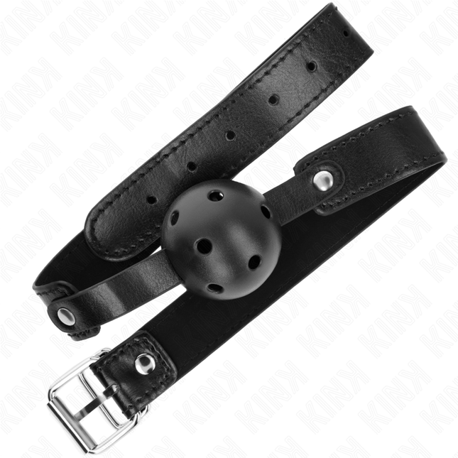 KINK - BALLE RESPIRANT NOIRE 4,5 CM BAG 65 x 2,5 CM by KINK COLLAR & GAG