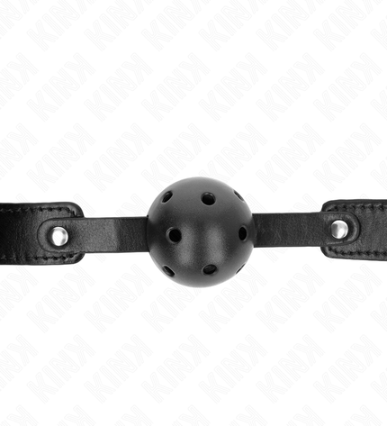 KINK - BALLE RESPIRANT NOIRE 4,5 CM BAG 65 x 2,5 CM by KINK COLLAR & GAG